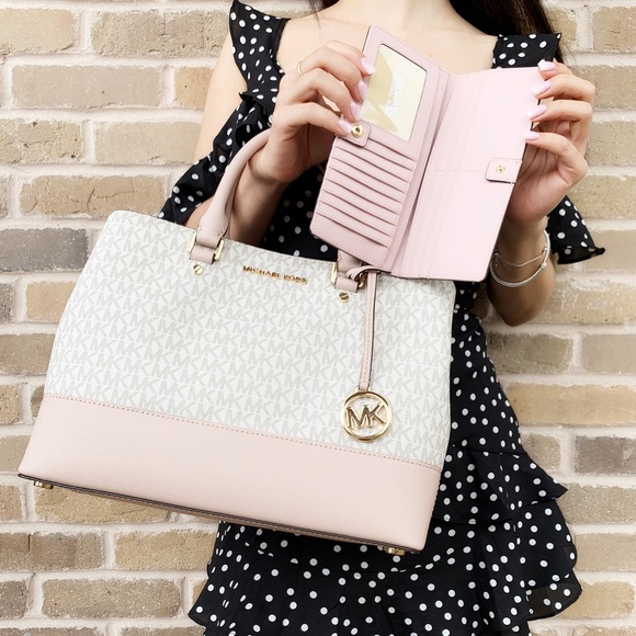 Michael Kors large Satchel Bag Wallet Set - Picture 5 of 10